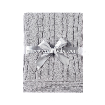 PK17ST374 malha 100% cashmere throw cashmere cobertor